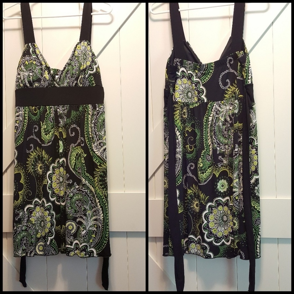Speechless Size Large Tie-Back Dress